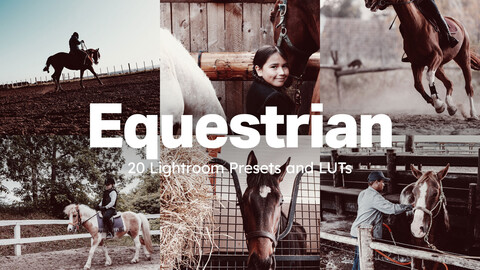 20 Equestrian LUTs & Lightroom Presets