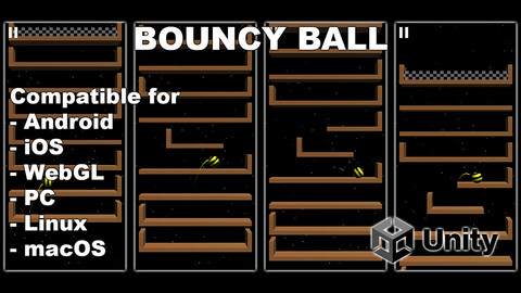 Bouncy Ball | Jumping Marble - Unity Game Source Code