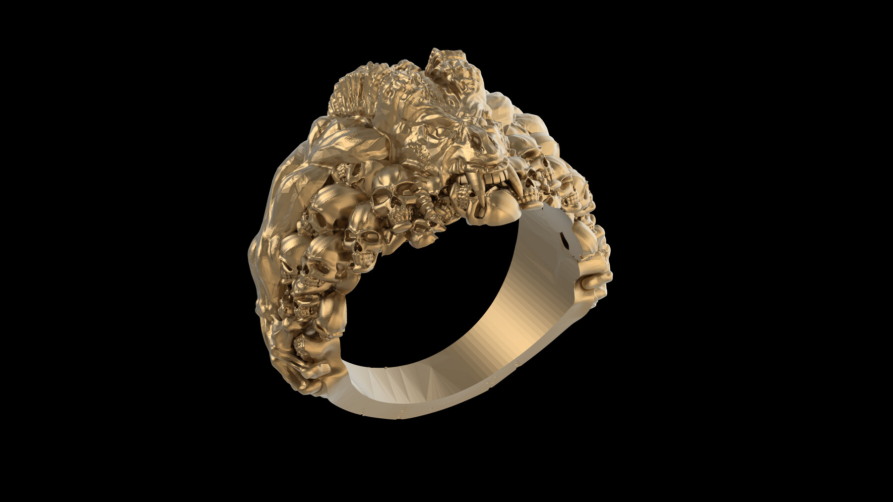 ArtStation - Demon Ring 3D-print model file | Resources