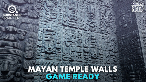 Black Mayan Temple Walls 230719