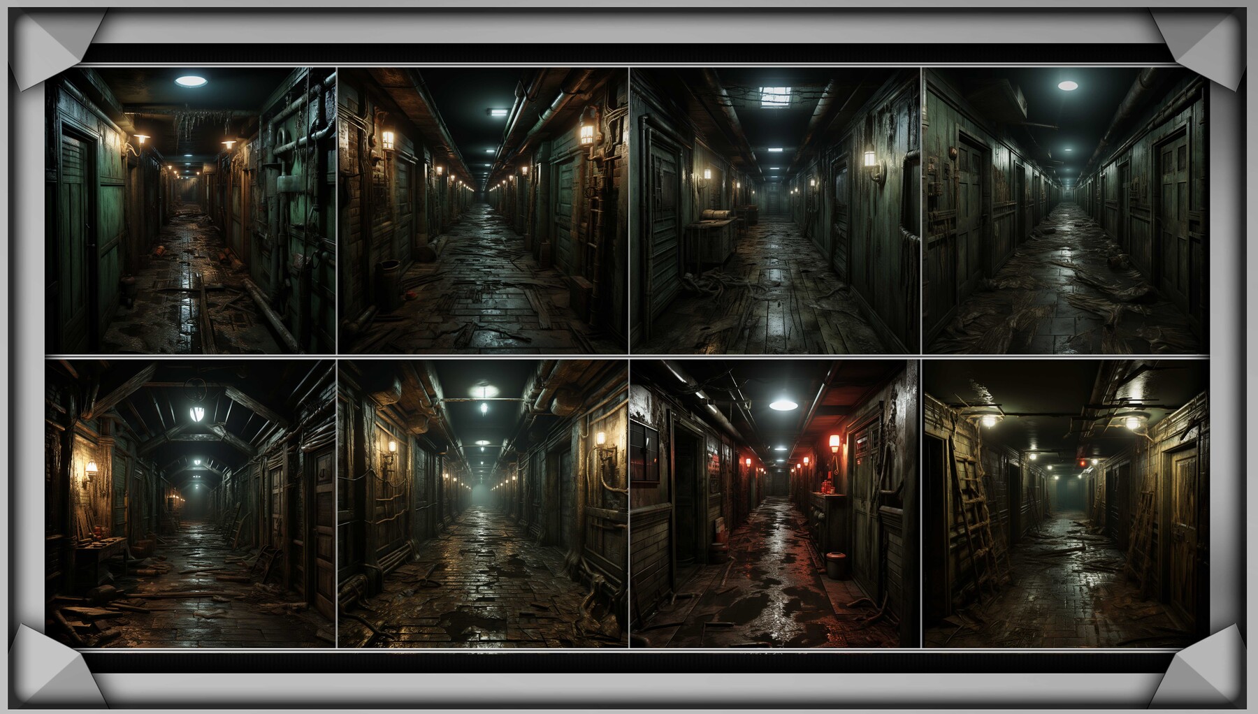 ArtStation - 259 Haunted House Premade Backgrounds | Artworks