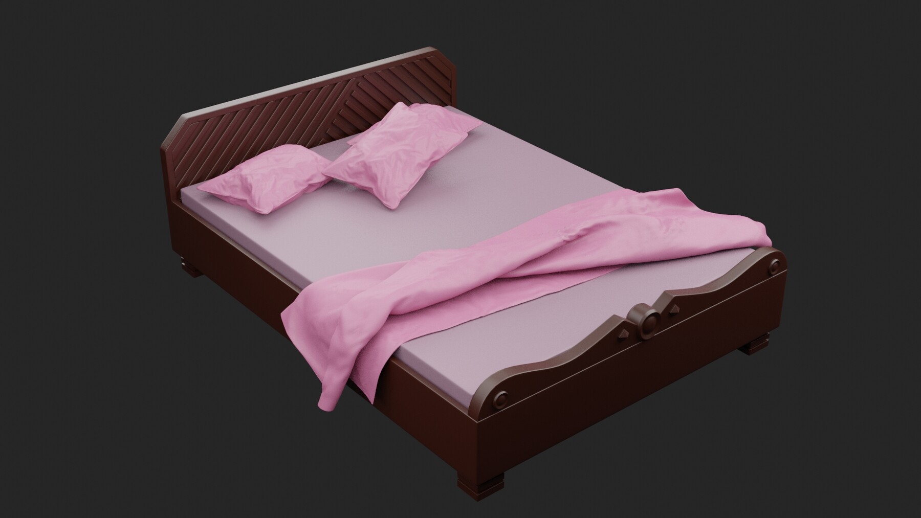 ArtStation - Bed Model BM02 | Resources