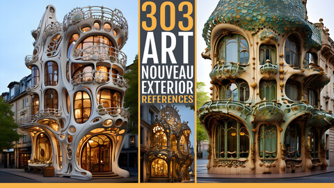 303 Art Nouveau Exterior References