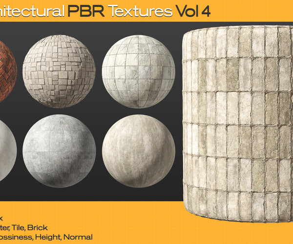 ArtStation - 22 Architectural PBR Textures Vol 4 | Resources