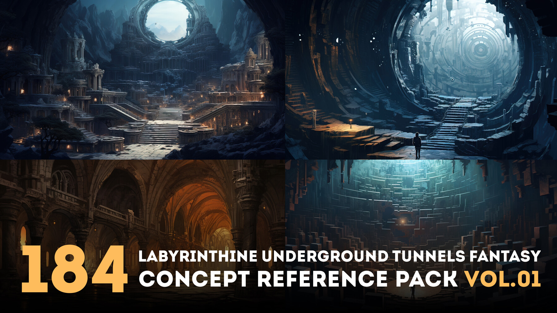Old Underground Tunnel | 3d Models for Daz Studio and Poser