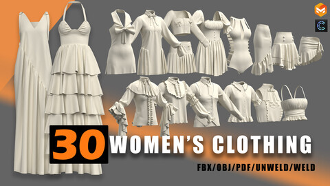 women's collection/female'sclothing/clo3d