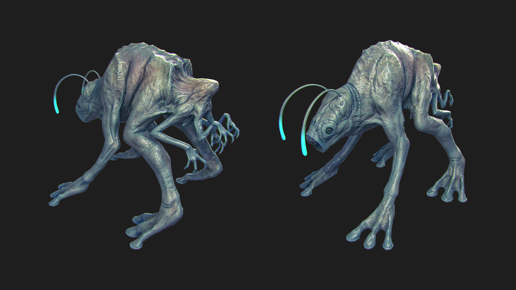 ArtStation - Creature | HP/LP Source Files | Game Assets