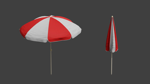 Beach Umbrella Game-Ready Pack A