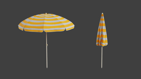 Beach Umbrella Game-Ready Pack C