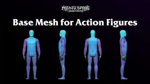 Base Mesh for Action Figures