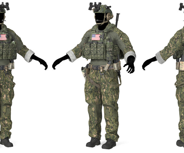 ArtStation - CRYE PRECISION COMBAT UNIFORM | Game Assets