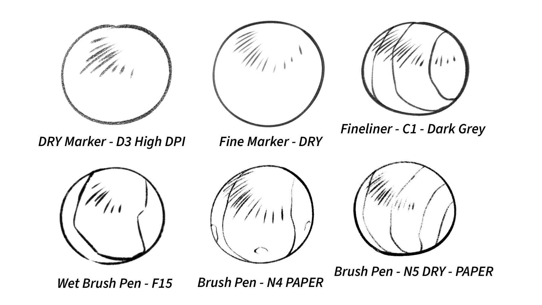 ArtStation - INK Brushes - For Inking & Line Art