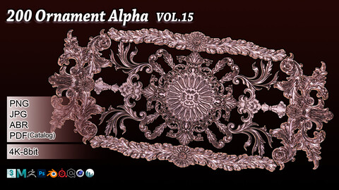200 Ornament Alpha Vol.15 (Baroque)