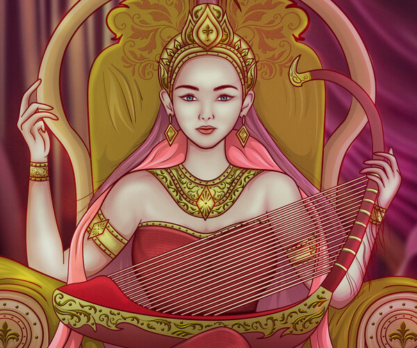 ArtStation - Burmese Queen | Artworks