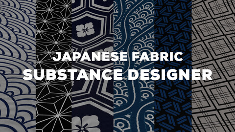 Japanese Fabric Materials - Substance Designer