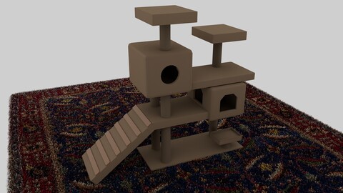 Fun Cat Tree For Cats With Ladder