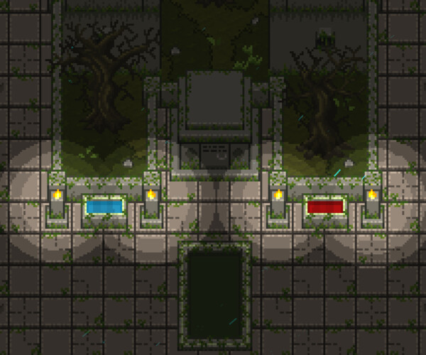 ArtStation - Ruins Tileset - Rogue Adventure | Game Assets