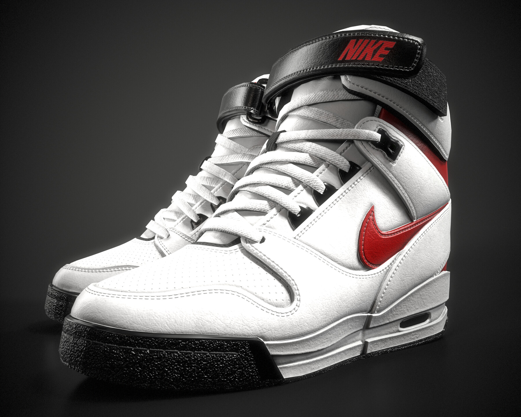 Nike Air Revolution White Red