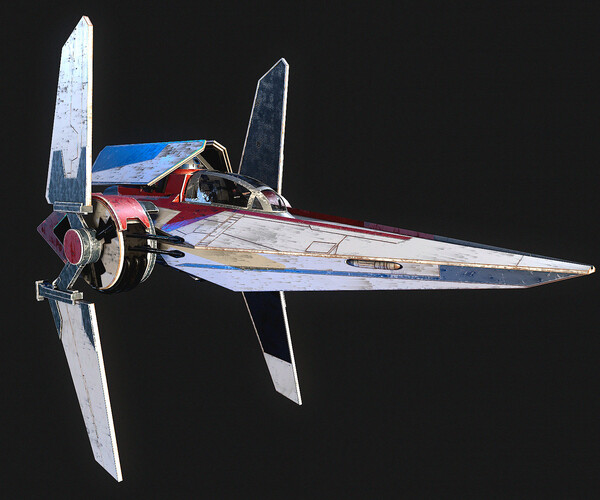 ArtStation - V - Wing Star Wars | Resources