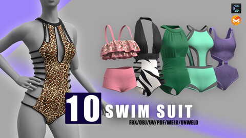 swimsuit/bodysuit/collection/clo3d