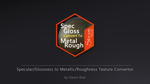 Spec/Gloss To Metal/Rough Texture Convertor