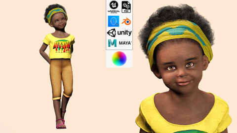 Kimani-Realistic African Girl