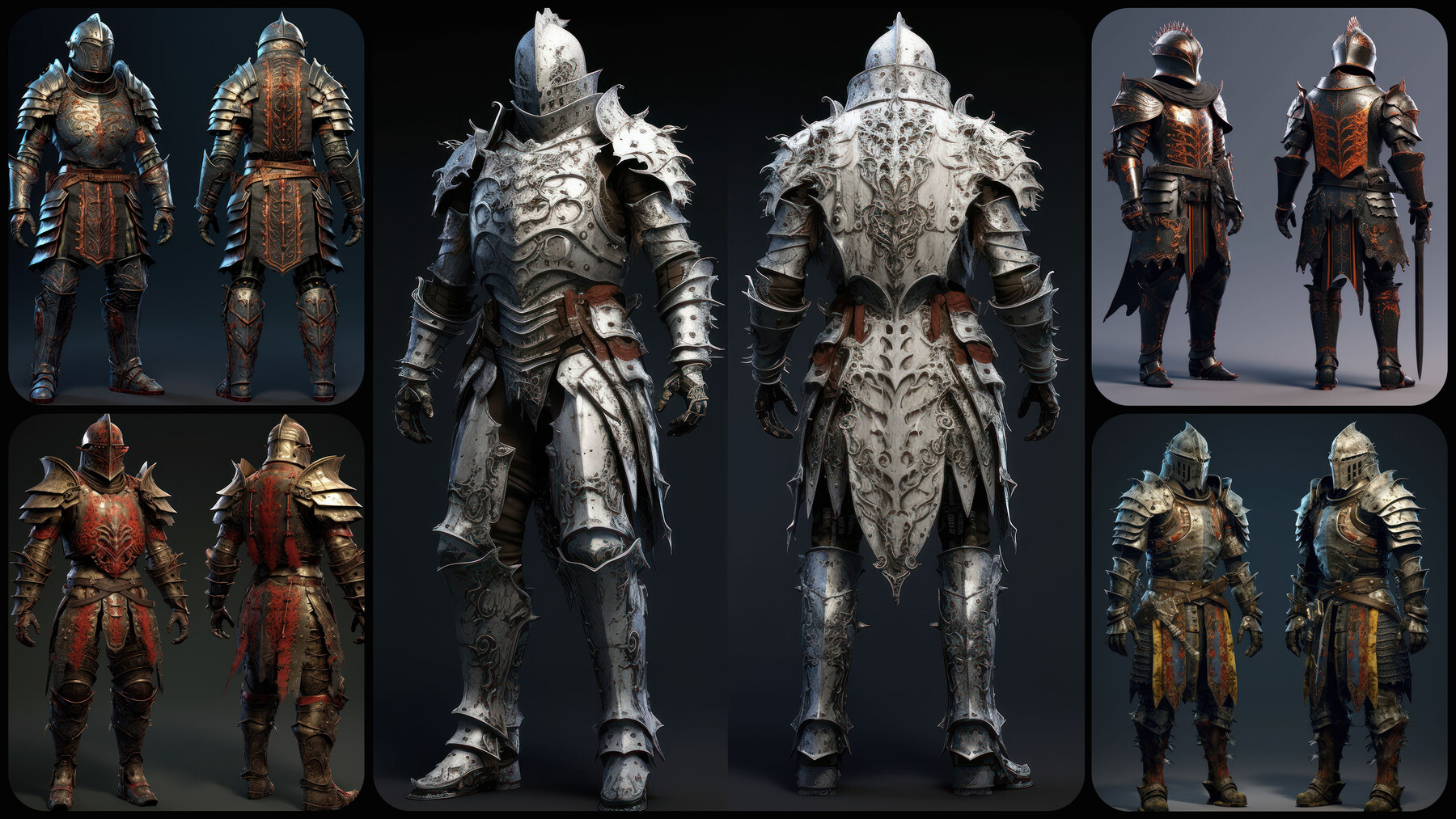 ArtStation - 220 Knight Battle Armor Reference Image Pack v.1 | Artworks