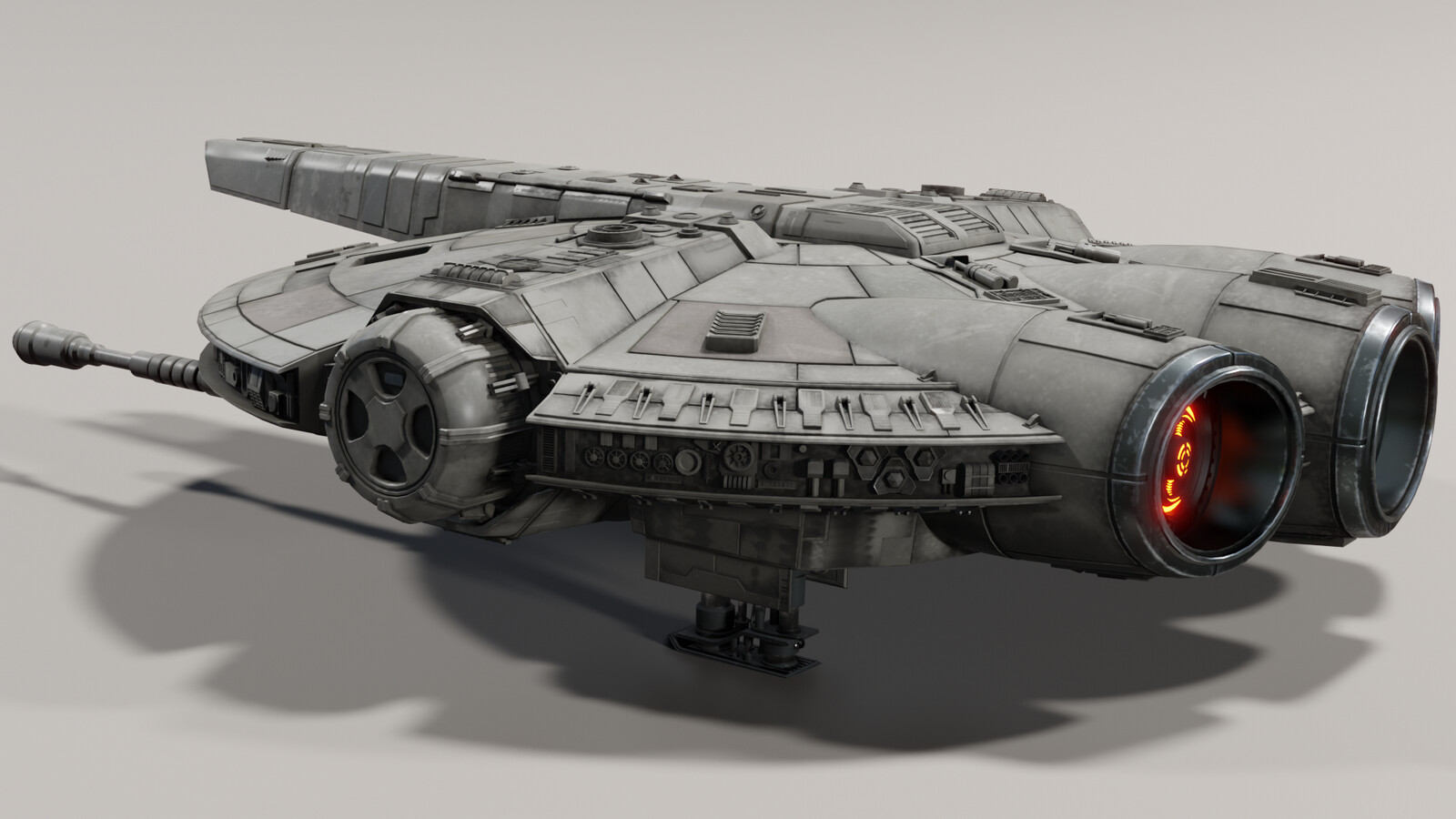 ArtStation - Custom YT-1210 Freighter - Star Wars | Game Assets