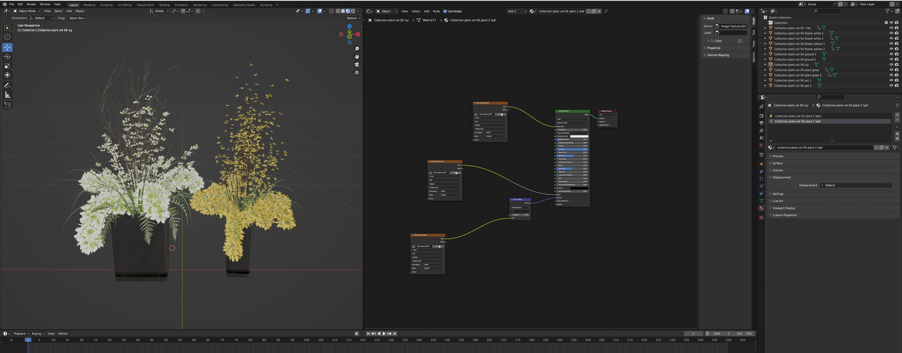 ArtStation - Collection Plant Vol 56 -Blender Model | Resources