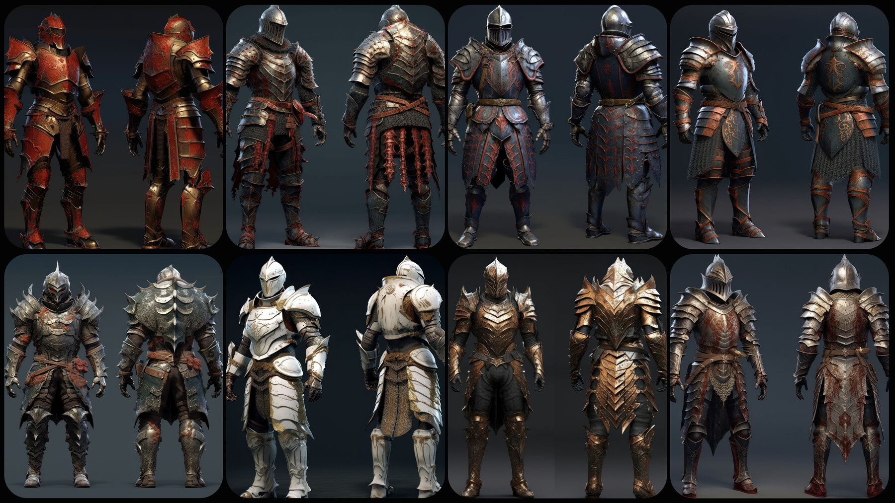 ArtStation - 210 Knight Battle Armor Reference Image Pack v.2 | Artworks