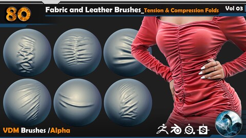 Fabric and Leather Brushes Vol 03