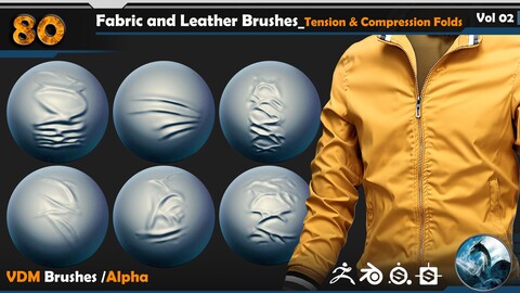Fabric and Leather Brushes Vol 02