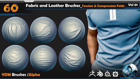 Fabric and Leather Brushes Vol 01
