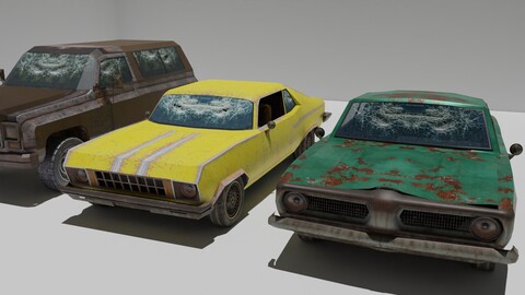 Shanty cars For Game Developing