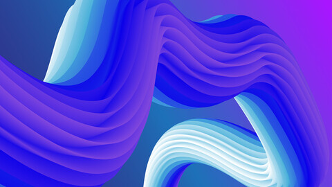 Abstract Fluid Color Artwork