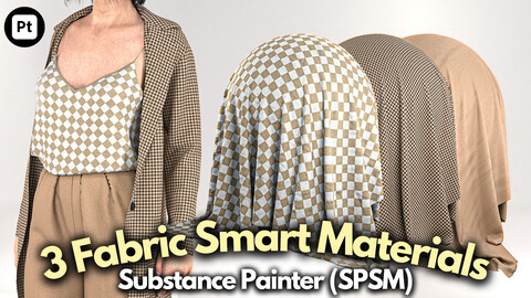 Casual suit No.1: 3 Fabric smart materials