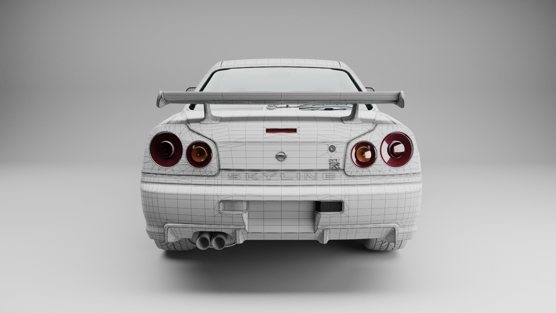 ArtStation - GT KING Nissan R34 GT-R