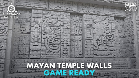 Gray Mayan Temple Walls 230731