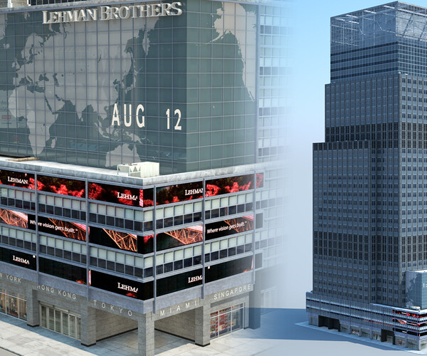 NYC Building Lehman Brothers | Resources - ArtStation