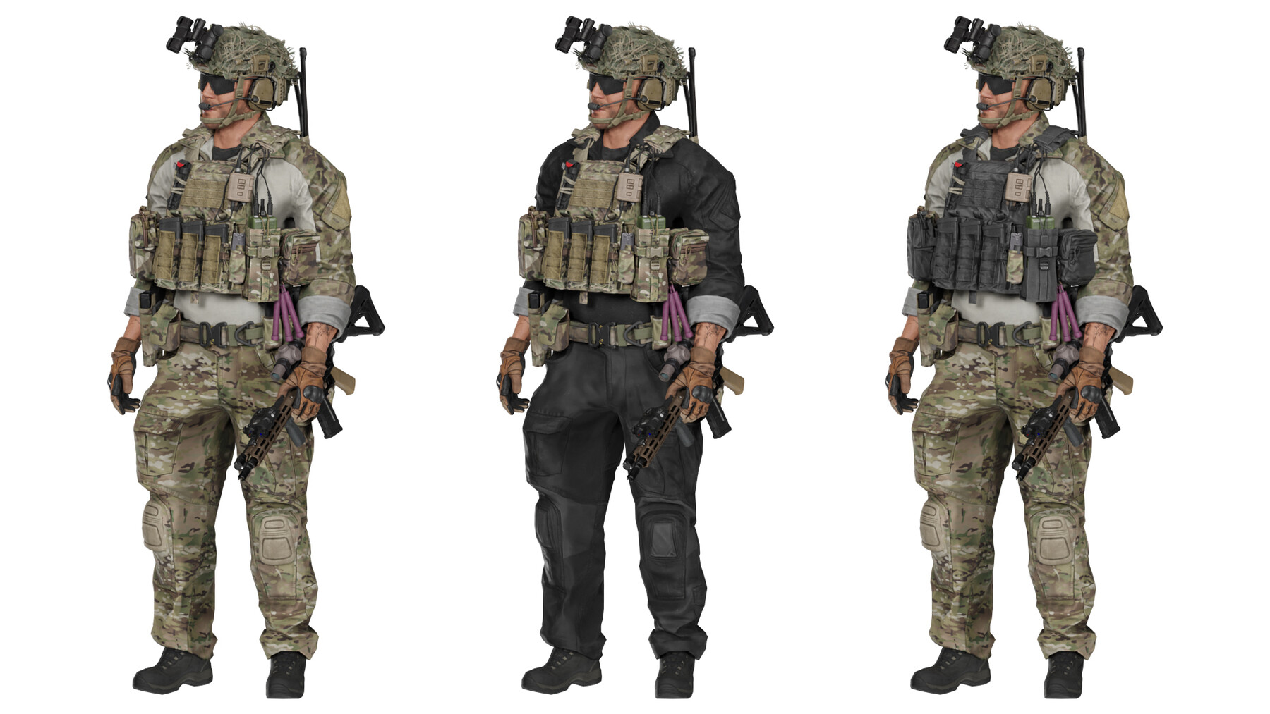 ArtStation - GAME READY RIGGED WESTERN SPECIAL OPERATIONS CHARACTER V2 ...
