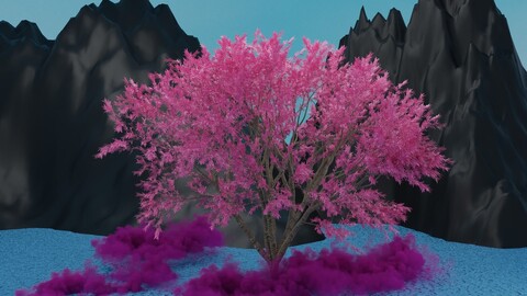 Japanese Tree (Game Asset) 3D