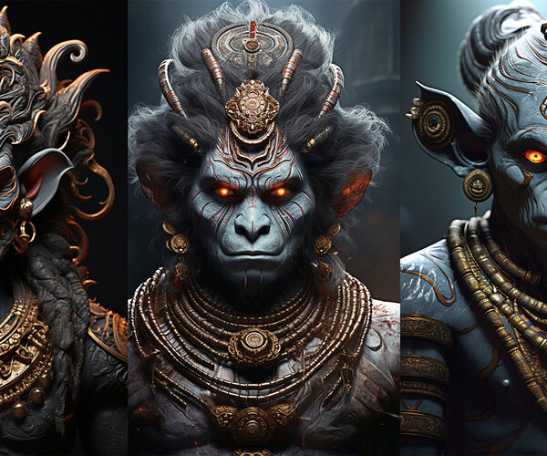 Artstation - +30 Asura Faces 