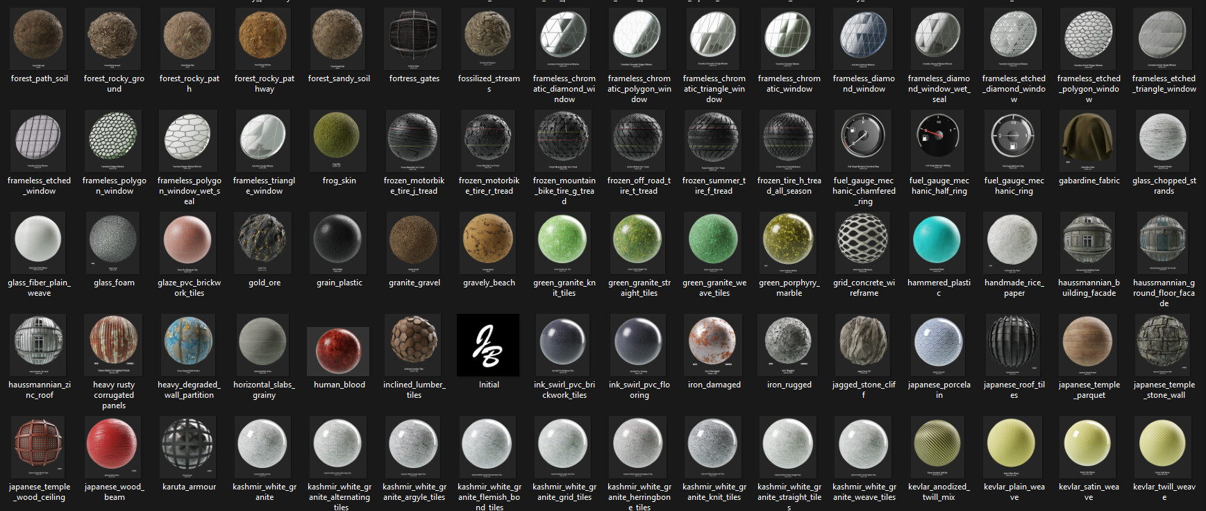 ArtStation - Substance Source – Project 1400 MATERIALS full pack | Game ...
