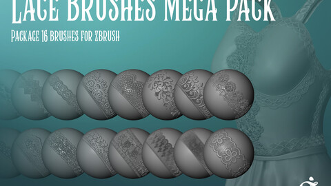 Lace Brushes - Mega Pack