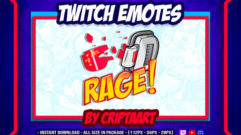 Twitch emote | Radar Scooter Saiyan | Emote DBZ | Dragon Ball Emote | Vegeta | Anime | RAGE | Stream