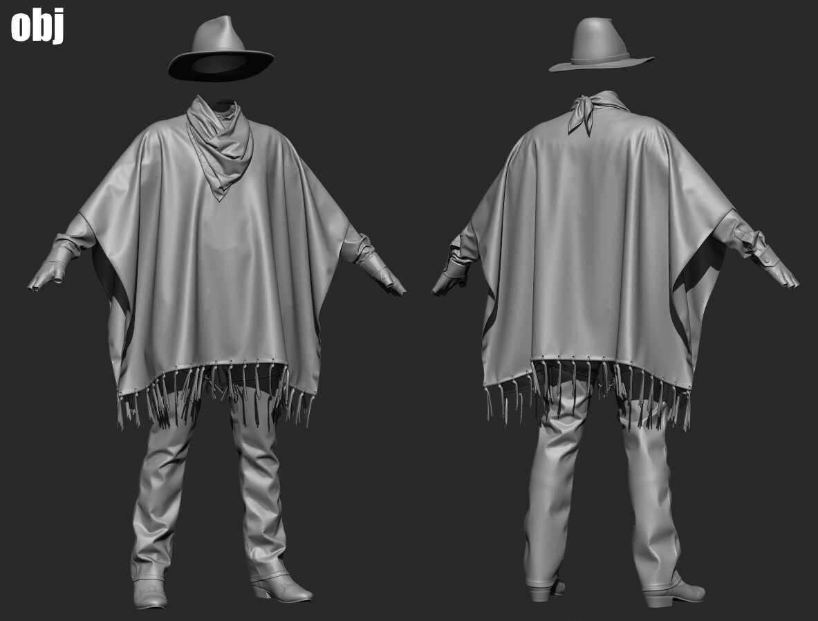 ArtStation - Cowboy outfit
