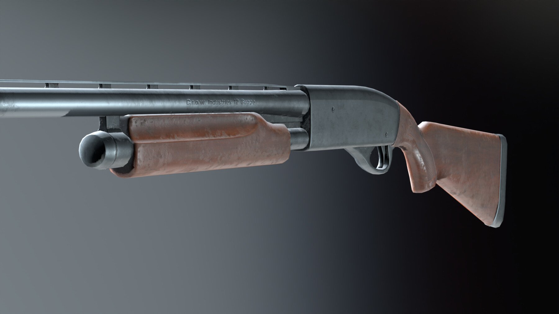 ArtStation - Game Ready 12 Gauge Shotgun Low-Poly 3d Model. | Game Assets