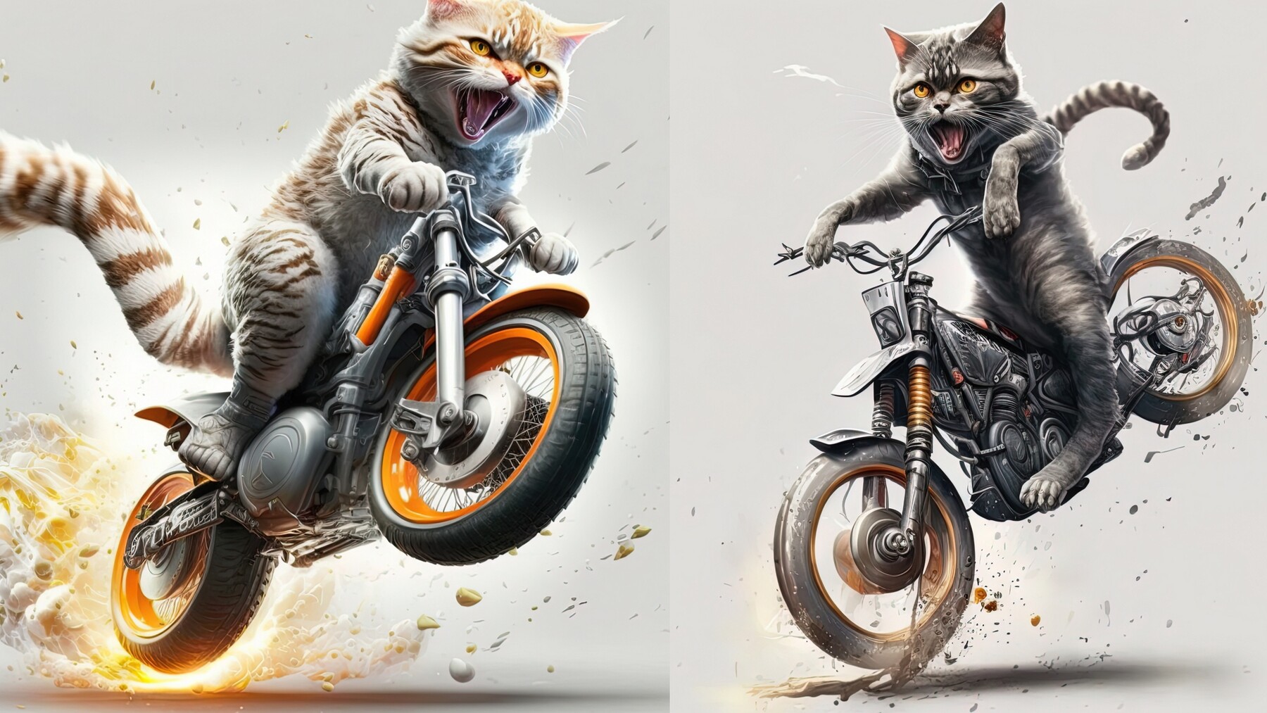 ArtStation - 100 Realistic Animal Bikers Stunt Edition | Artworks