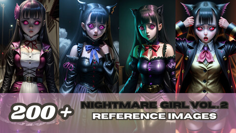 200 + Nightmare girl VOL.02 Reference Images