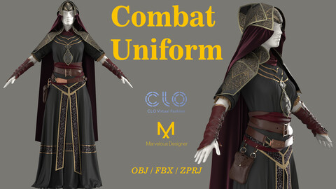 Combat Uniform/ ZPRJ/ OBJ/ FBX